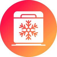 Freezer Creative Icon Design vector