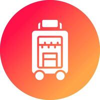 Luggage Creative Icon Design vector