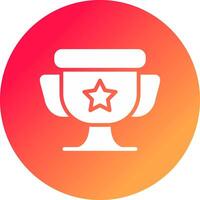 Trophy Creative Icon Design vector