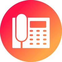 Telephone Creative Icon Design vector