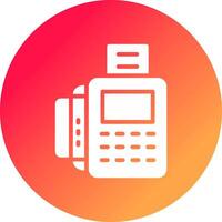 Card Machine Creative Icon Design vector