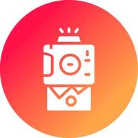 Instant Camera Creative Icon Design vector