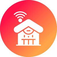 Infrared Sensor Creative Icon Design vector