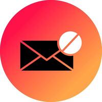 Email Block Creative Icon Design vector