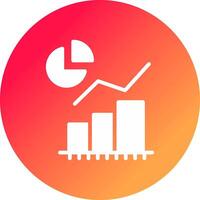 Statistical Analysis Creative Icon Design vector