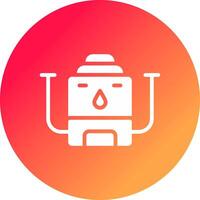 Water Boiler Creative Icon Design vector