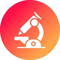 Microscope Creative Icon Design vector