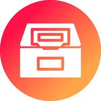 Files Box Creative Icon Design vector