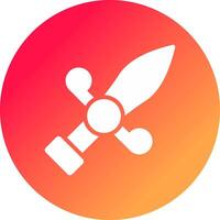 Dagger Creative Icon Design vector