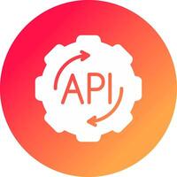 API Creative Icon Design vector