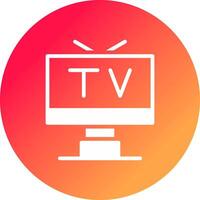 Tv Creative Icon Design vector