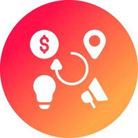 4Ps Creative Icon Design vector