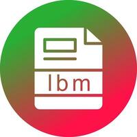 lbm Creative Icon Design vector