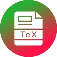 TeX Creative Icon Design vector