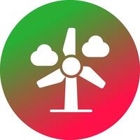 Wind Power Creative Icon Design vector