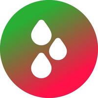 Glyph Gradient Circle Design vector