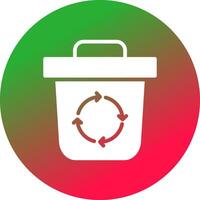 diseño de icono creativo de basura vector