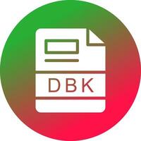 dbk creativo icono diseño vector