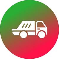 Garbage truck Creative Icon Design vector