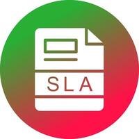 SLA Creative Icon Design vector