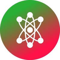 Glyph Gradient Circle Design vector