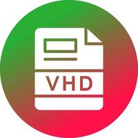 VHD Creative Icon Design vector