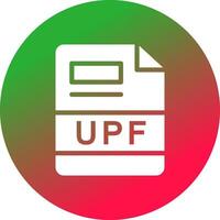 UPF Creative Icon Design vector