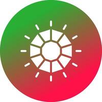 Glyph Gradient Circle Design vector