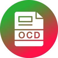 ocd creativo icono diseño vector