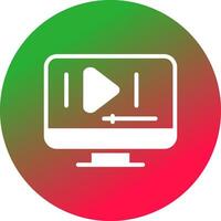 Video Play Creative Icon Design vector