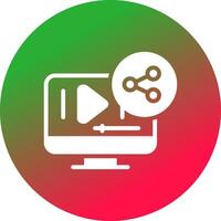 Content Sharing Creative Icon Design vector