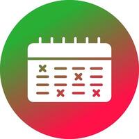 Schedule Creative Icon Design vector