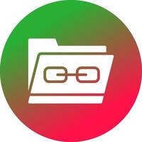 Link Folder Creative Icon Design vector