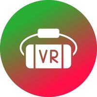 VR Glasses Creative Icon Design vector