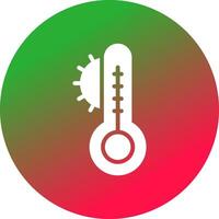 diseño de icono creativo de temperatura vector