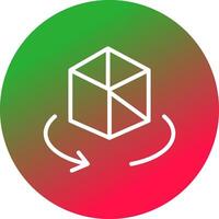 3d Creative Icon Design vector