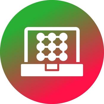 Pattern Recognition Creative Icon Design vector