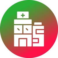 diseño de icono creativo de hospital vector