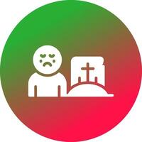 Grave Creative Icon Design vector