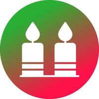 Candle Creative Icon Design vector