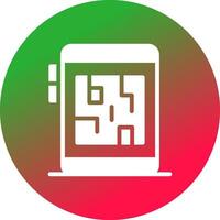 diseño de icono creativo de código qr vector