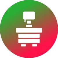 Side Table Creative Icon Design vector