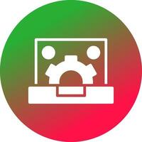 Content Management System Creative Icon Design vector