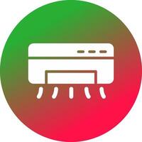 Air Conditioner Creative Icon Design vector