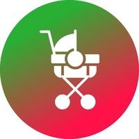 Stroller Creative Icon Design vector