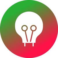 Light Bulb Creative Icon Design vector