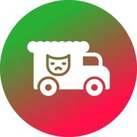 Circus Van Creative Icon Design vector