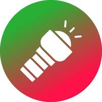 Flashlight Creative Icon Design vector