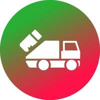 Garbage Truck Creative Icon Design vector