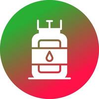 gas cilindro creativo icono diseño vector